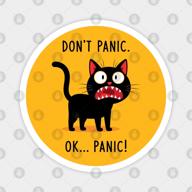 Don't Panic, Ok Panic! Magnet by enrynz
